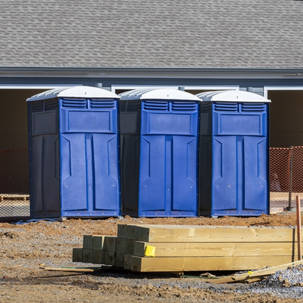 how do you ensure the portable toilets are secure and safe from vandalism during an event in Boscobel